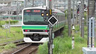 成田線我孫子支線E231系　成田駅発車