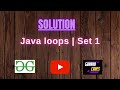 Java loops | Set 1 || @GeeksforGeeks || Problem Solving || Solution || Gorakh Codes