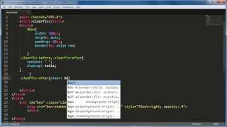Understanding css floats, clear property and clearfix method
