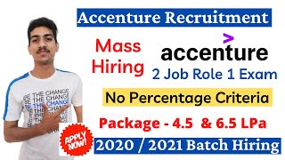 Accenture Recruitment 2022 | Accenture Hiring 2020 2021 Freshers | Accenture Off Campus Drive 2022
