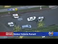 Stolen Vehicle Pursuit In Central Los Angeles