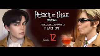 AOT FINAL SEASON PT 2 EP 12 - LAST EP REACTION!