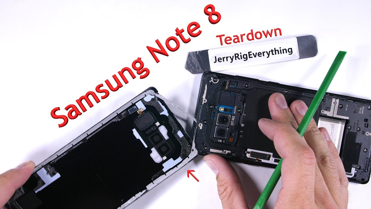 Note 8 Teardown - Screen Replacement, Battery Swap - YouTube