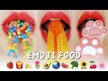 45 Minutes Satisfying ASMR Eating EMOJI FOOD CHALLENGE Mukbang Compilation 먹방