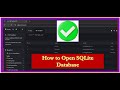 How to Open SQLite Database and View Data Tables & Columns – Step-by-Step Guide