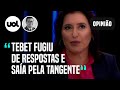 Simone Tebet no Jornal Nacional: Esperava mais; sabatina cansou espectador, analisa Tales Faria