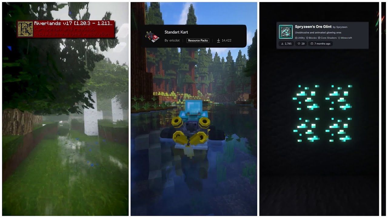 Minecraft S Best Resource Packs Compared Pt 5 10 2024 Compilation