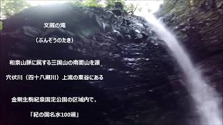 串柿の里【四郷の名所】文蔵の滝（和歌山県かつらぎ町東谷）