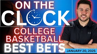 College Basketball Predictions Today | CBB Picks and Best Bets | On the Clock for 1/20/25