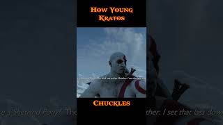 How Young Kratos chuckle looks like