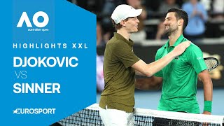 Novak Djokovic - Jannik Sinner | Highlights XXL deutsch | Halbfinale | Australian Open 2026