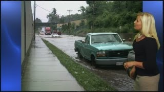 Street flooding, storm damage in WMass