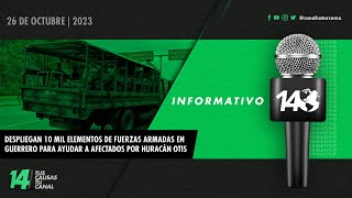 Despliegan 10 mil elementos de Fuerzas Armadas en Guerrero para ayudar a afectados por Huracán Otis