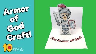 Armor of God Craft - Sunday School Activity for Kids