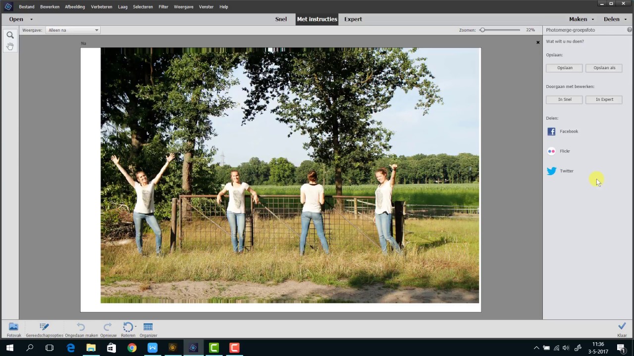 Fotobewerking Met Photoshop Elements - Jezelf Meerdere Keren In 1 Foto ...