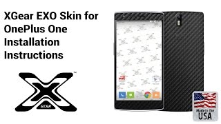 XGear EXO Skin Protective Vinyl Film For OnePlus One Installation