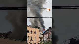 Incendio afectó viviendas en el centro de Valparaíso