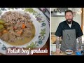 Polish beef goulash | Learning Polish cooking