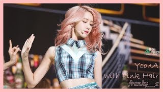 SNSD YoonA 윤아 with Pink Hair