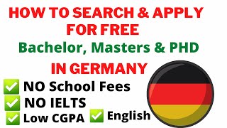 How to Search for Tuition Free Bachelors, Masters, PhD Courses in Germany | Study for Free abroad