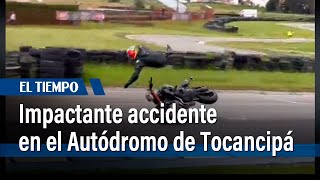 Aparatoso accidente en el Autódromo de Tocancipá | El Tiempo