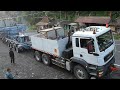 auto virall ngoser akhirnya trafo 200 ton di tarik 3truk sebelum nanjak gentong part3