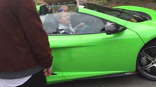 Shmee150 and Seb Delanney Leaving Top Marques in Tim's Old McLaren 650S Spider