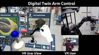 Multiplayer Teleoperation of Robots powered by XR - demo video