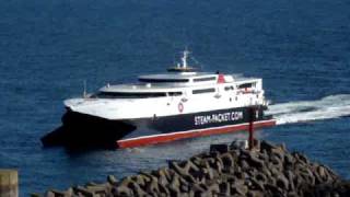 Manannan arriving in Douglas 11 May 2009