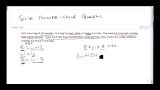 1 7 2 Solve Number Value Problems