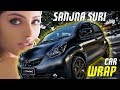 SANJNA SURI FIRST CAR WRAP IN DETAIL CITY CAR STUDIO!