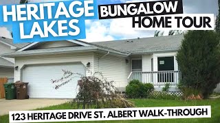 Heritage Lakes Bungalow Home Tour | 123 Heritage Drive St. Albert Walk-through