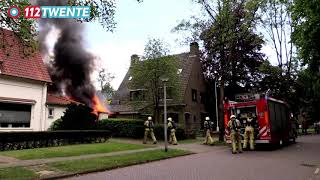 112Twente.nl - Grote uitslaande brand Enschede 12-05-2020