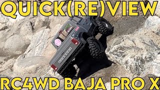 Crawler Canyon Quick(re)view: RC4WD Baja Pro X