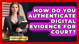 How Do You Authenticate Digital Evidence For Court? - Courtroom Chronicles
