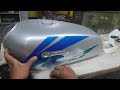 টাংকি কিভাবে রং করবেন fuel tank painting system rx100