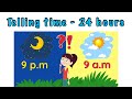 Telling time (3) -  24 hours - GR2 - GR3 -GR4