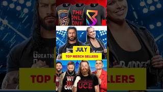 WWE Top 10 Merchandise Sellers July #RomanReigns #CodyRhodes #Usos #LAKnight #RheaRipley #JohnCena