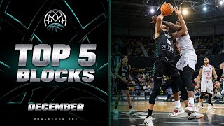 TOP 5 BLOCKS | December | Basketball Champions League 2022-23