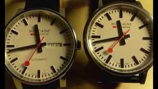 Mondaine Evo Big Automatic vs Mondaine Stop2Go