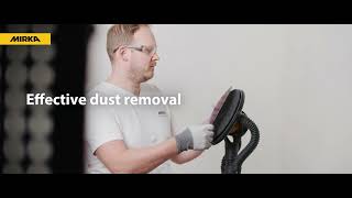 Sanding with Mirka's dust free solutions