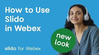 How to Use Slido Integrated in Webex | TUTORIAL