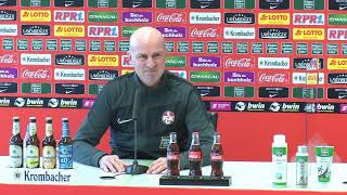 Pressekonferenz: Vorstellung von FCK-Cheftrainer Marco Antwerpen und dem Derby bei Waldhof Mannheim