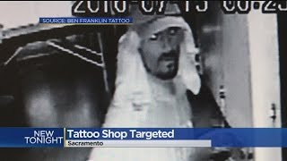 Thief Targets Tattoo Parlor In Sacramento