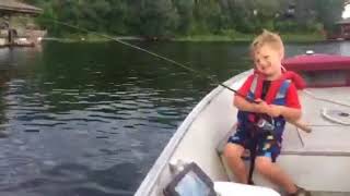 Bode and the baby walleye