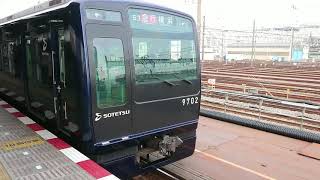 2019/4/22 相鉄9000系 ヨコハマネイビーブルー 9702F 海老名駅発車