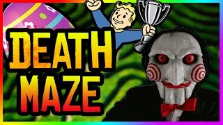 Fallout 4 Easter Eggs - INSANE 'DEATH MAZE' FROM SAW! (Fallout 4 Secret Easter Egg)