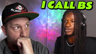 BLIND RAPPER REACTS TO | SCRU FACE JEAN RESPONDS TO TWEETS | BLIND REACTION