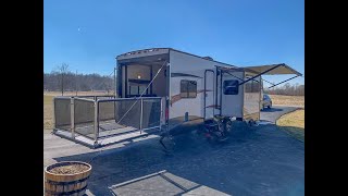 2018 Prime Time Fury 3110 Toy Hauler Travel Trailer Walk-Around Video