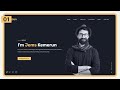 #1 How to Create a Portfolio Website using Html and Css | Crown Coder